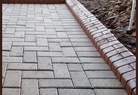 Brick walkway